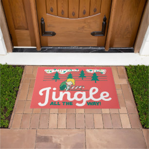Peanuts   Jingle All the Way Doormat
