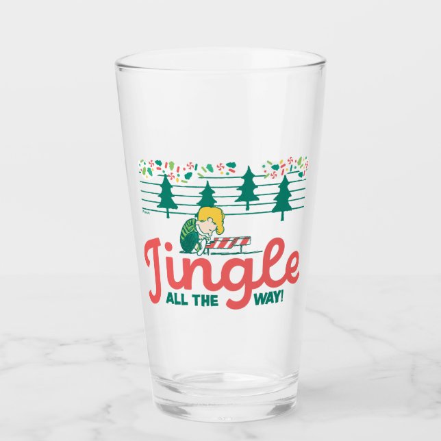 Peanuts | Jingle All the Way Glass (Front)