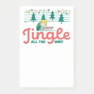 Peanuts   Jingle All the Way Post-it Notes