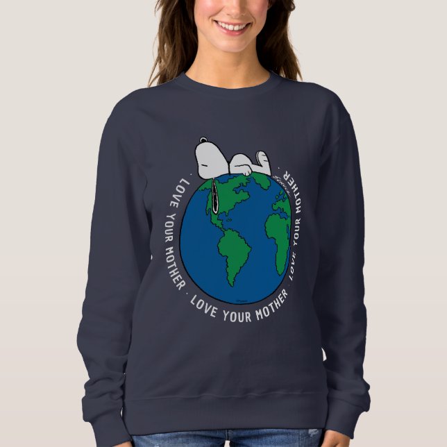 Peanuts | Keep It Clean Keep It Green Sweatshirt (Front)