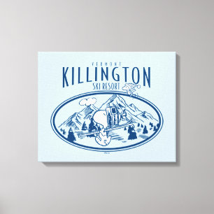 Peanuts Killington Ski Resort Vermont Canvas Print