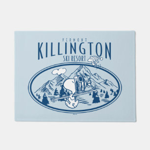 Peanuts   Killington Ski Resort Vermont Doormat