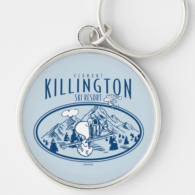 Peanuts | Killington Ski Resort Vermont Key Ring (Front)