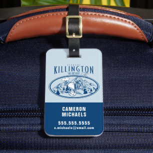 Peanuts   Killington Ski Resort Vermont Luggage Tag