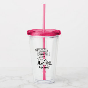 Peanuts   Life is Full of Rude Awakenings Acrylic Tumbler