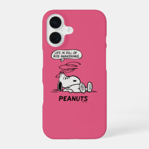 Peanuts   Life is Full of Rude Awakenings iPhone 16 Case