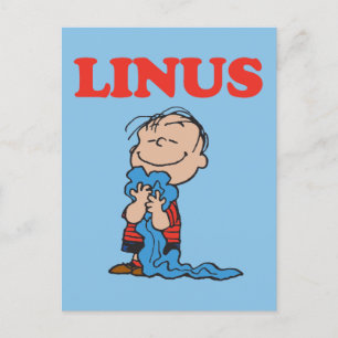 Peanuts   Linus Blanket Smile Postcard