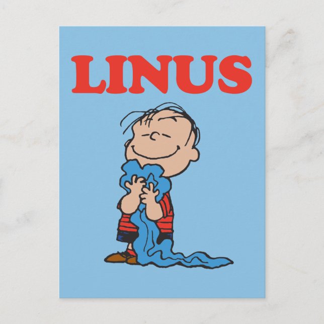 Peanuts | Linus Blanket Smile Postcard (Front)