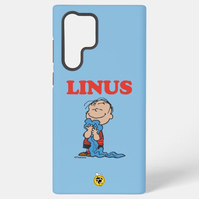Peanuts | Linus Blanket Smile Samsung Galaxy S22 Ultra Case (Back)
