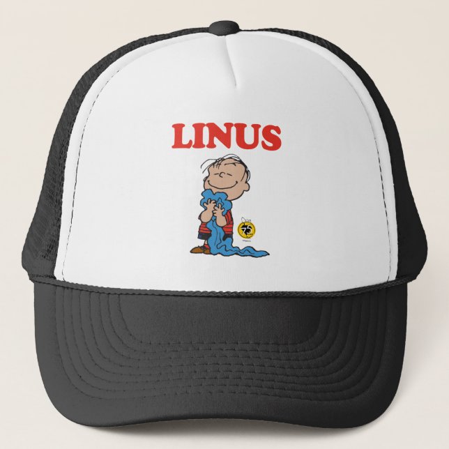 Peanuts | Linus Blanket Smile Trucker Hat (Front)