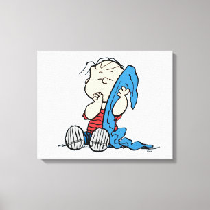 Peanuts Linus & His Blanket Canvas Print