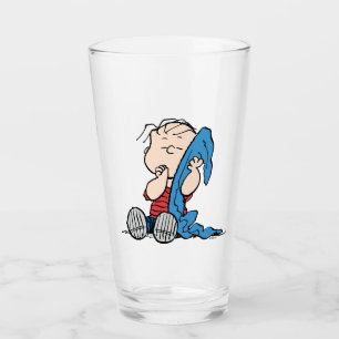 Peanuts   Linus & His Blanket Glass