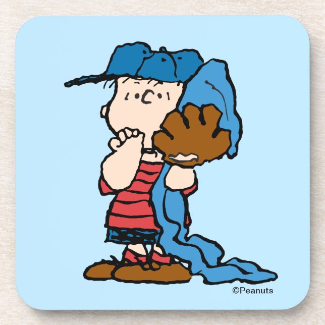 Peanuts | Linus In His Baseball Gear Coaster (Front)
