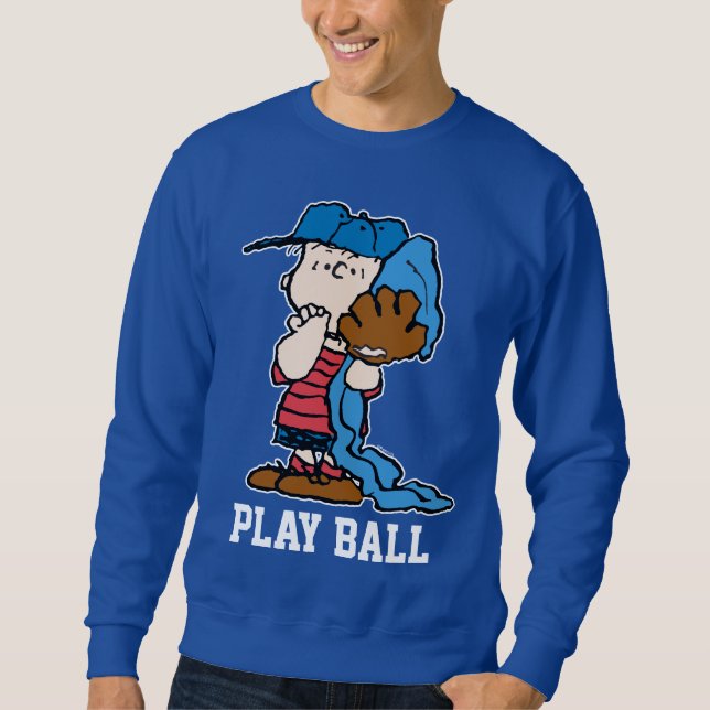 Peanuts | Linus In His Baseball Gear Sweatshirt (Front)