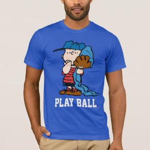 Peanuts   Linus In His Baseball Gear T-Shirt