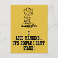 Peanuts | Linus Loves Mankind