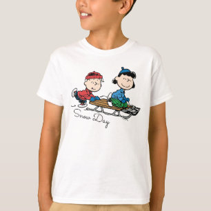 Peanuts Linus & Lucy Sled Riding T-Shirt
