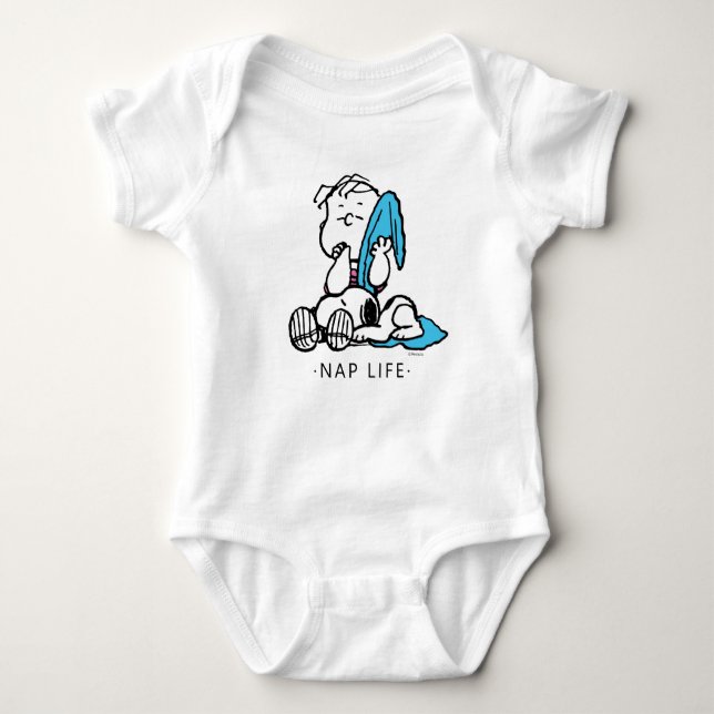 Peanuts | Linus & Snoopy Baby Bodysuit (Front)