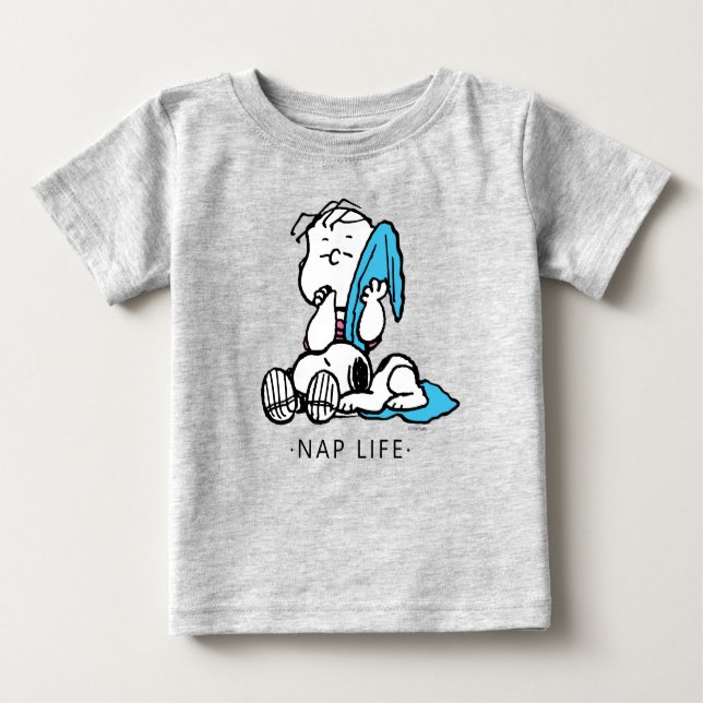 Peanuts | Linus & Snoopy Baby T-Shirt (Front)