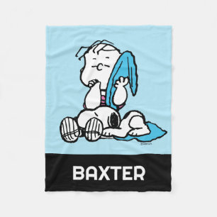 Peanuts   Linus & Snoopy Fleece Blanket