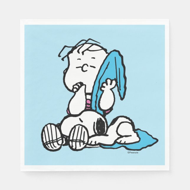 Peanuts | Linus & Snoopy Napkin (Front)