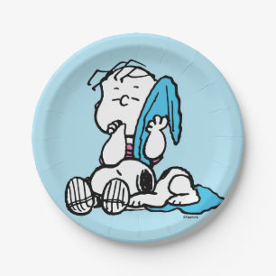 Peanuts   Linus & Snoopy Paper Plate