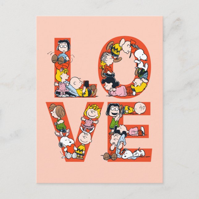 Peanuts - LOVE Postcard (Front)