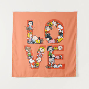 Peanuts - LOVE Tapestry