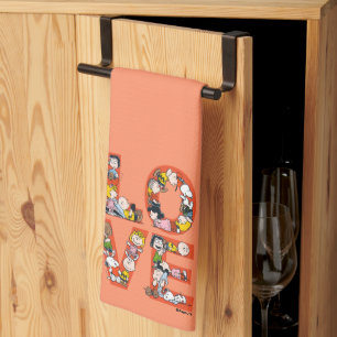 Peanuts - LOVE Tea Towel