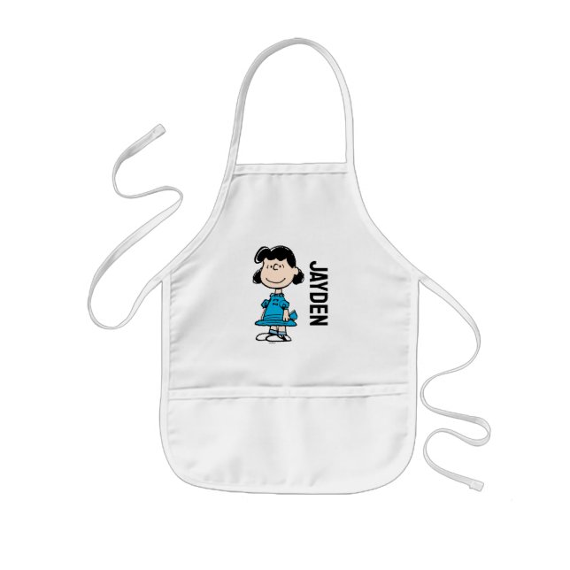 PEANUTS | Lucy | Add Your Name Kids Apron (Front)