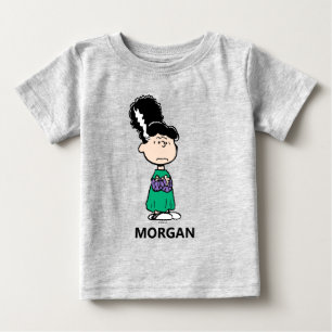 Peanuts Lucy Bride Of Frankenstein Halloween Baby T-Shirt