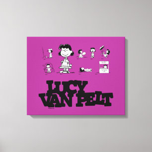 Peanuts Lucy Canvas Print