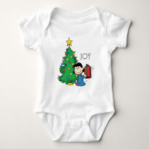 Peanuts Lucy Christmas Tree Baby Bodysuit