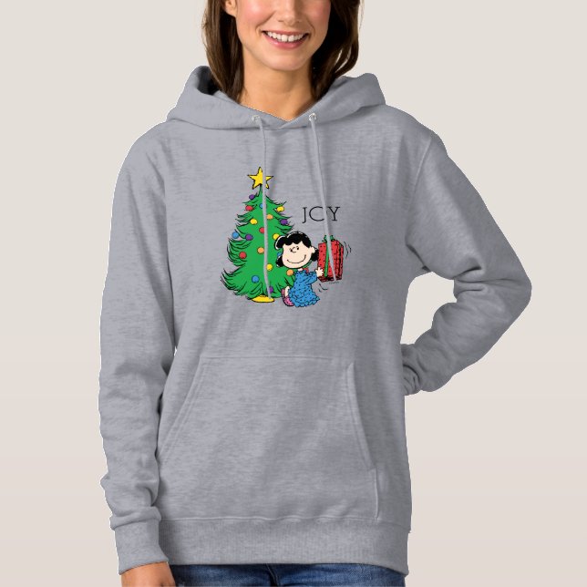 Peanuts | Lucy Christmas Tree Hoodie (Front)