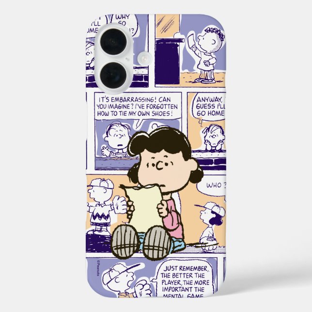 Peanuts | Lucy Comic Pattern Case-Mate iPhone Case (Back)