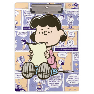 Peanuts   Lucy Comic Pattern Clipboard