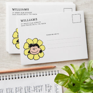 Peanuts   Lucy Flower Envelope