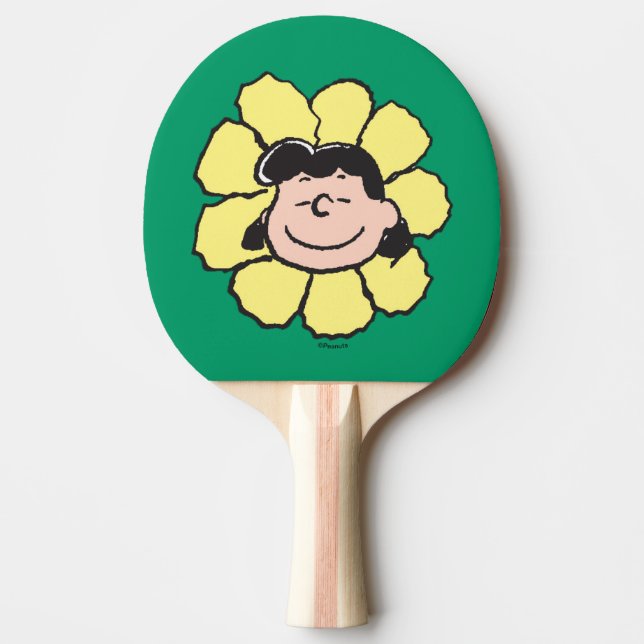 Peanuts | Lucy Flower Ping Pong Paddle (Front)