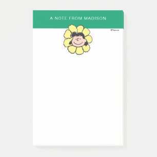 Peanuts   Lucy Flower Post-it Notes