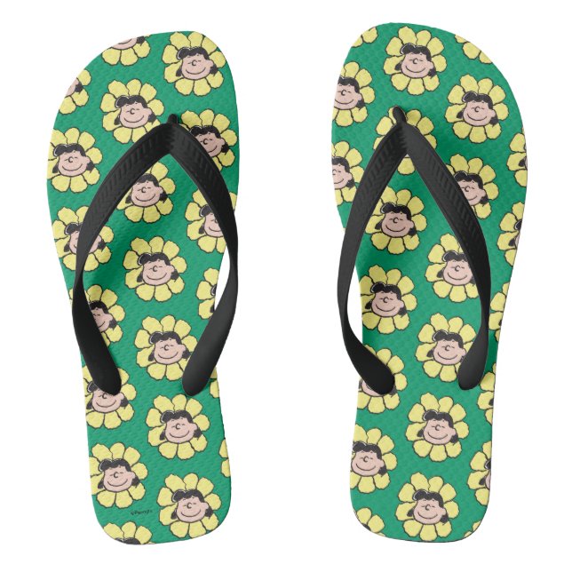Peanuts | Lucy Flower Thongs (Footbed)