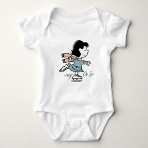Peanuts   Lucy On Ice Baby Bodysuit