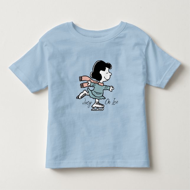 Peanuts | Lucy On Ice Toddler T-Shirt (Front)