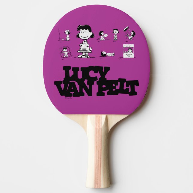 Peanuts | Lucy Ping Pong Paddle (Front)