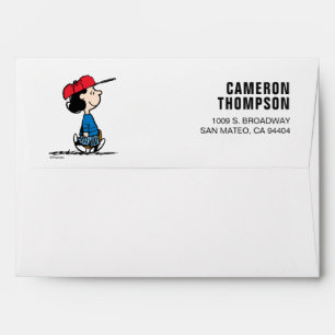 Peanuts   Lucy Playing Baseball Envelope