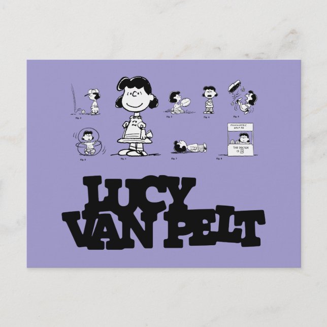 Peanuts | Lucy Postcard (Front)