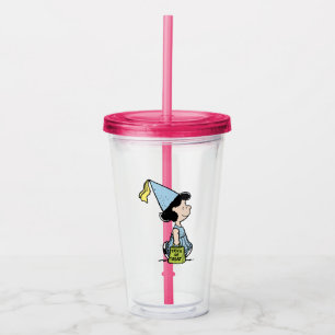 Peanuts Lucy Princess Costume Halloween Acrylic Tumbler