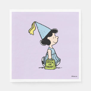 Peanuts Lucy Princess Costume Halloween Napkin