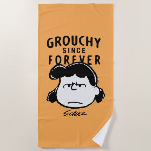 Peanuts   Lucy Since Forever Beach Towel