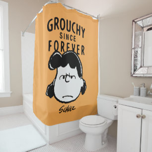 Peanuts   Lucy Since Forever Shower Curtain