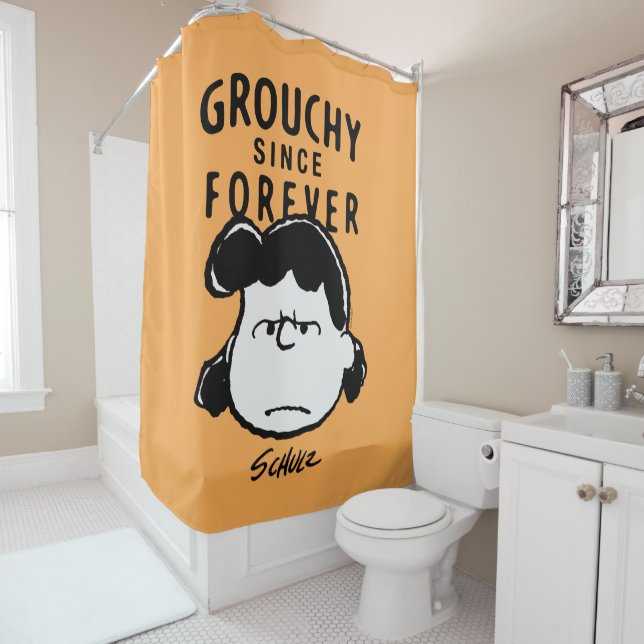 Peanuts | Lucy Since Forever Shower Curtain (In Situ)